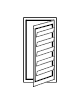 חלון | דלת רפפה
