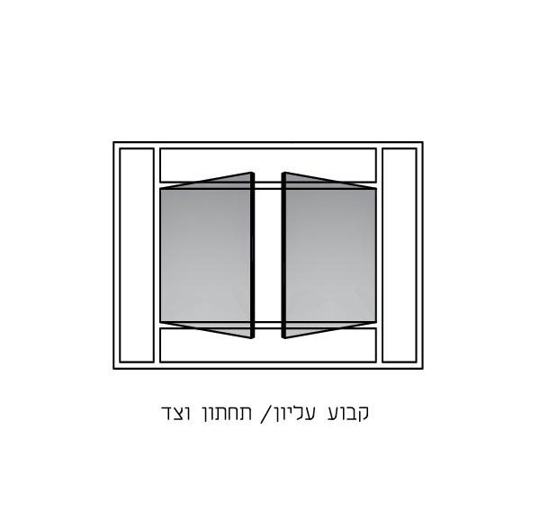 קבוע עליון / תחתון וצד