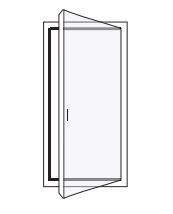 Inward/Outward Opening Door